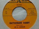 RARE US ROCKABILLY 45 Joe D Johnson Rattlesnake Daddy/ T For Thelma ACAME