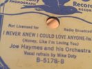 HOT DANCE JOE HAYMES Or Bluebird 5178 nice up tempo side E to E+