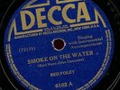 RED FOLEY. SMOKE ON THE WATER/BLUE STAR SHINING BRIGHT. 78.