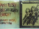 Richard Thompson Live + I Want to See the Bright Lights Tonight LP Vinyl Record