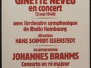 GINETTE NEVEU EN CONCERT (3 MAI 1948) - LP - STIL STI 4/1