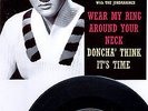 ELVIS PRESLEY WEAR MY RING ORIGINAL  ITALIAN IN NEW GLOSSY COVER