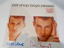 Signed Pet Shop Boys Please Vinyl LP French Sleeve