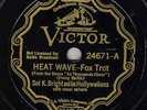 111e.   Sol Bright and his Hollywaiians - Heat Wave & La Rosita - Victor 24671