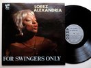 LOREZ ALEXANDRIA for swingers only - clean EX/NM MONO ARGO 720 female jazz vocal