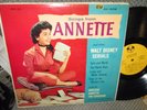 ANNETTE Songs From LP VG+ OFFICIAL MICKEY MOUSE CLUB VINYL DISNEYLAND MM-24