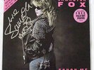 SAMANTHA FOX UK 1986     AUTOGRAPHED   Vinyl LP Touch Me With POSTER Disc=MINT