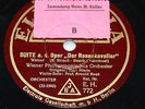 78rpm ELECTROLA PROF. ARNOLD ROSE VIOLIN SOLO STRAUSS SUITE ROSENKAVALIER 772