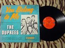 THE DUPREES YOU BELONG TO ME RARE 1962 1ST PRESSING MONO  COED LPC-905 DOO WOP