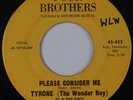 TYRONE (WONDER BOY): Please Consider Me FOUR BROTHERS Northern Soul Funk 45 Hear