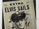 rare CANADIAN press ELVIS PRESLEY interview ep ELVIS SAILS black/silver RCA Vict