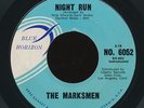 THE MARKSMEN Nokie / Ventures NIGHT RUN / Blue Horizon 45  (Hear It)