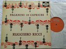 LXT 5569 PAGANINI 24 CAPRICES RUGGIERO RICCI UK DECCA GROOVED ORANGE SILVER EX