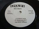 THE SICK THINGS, ‘ANTI SOCIAL DISEASE’ 1983 4 TRACK CHAOS RECORD LABEL EP.