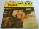JULIE LONDON 1960 IN THE WEE SMALL HOURS 45 RPM & PICTURE SLEEVE PROMO
