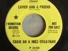 EDDIE BO & INEZ CHEATHAM Lover And A Friend CAPITOL 2150 Promo Funk 1968 45rpm
