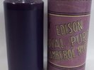 EDISON PURPLE AMBEROL WAX CYLINDER TUBE #3153 ONE TWO THREE FOUR MEDLEY WALTZ