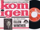 ELLEN WINTHER Kom Igen Danish 45PS 1963 Eurovision T'en Va Pas