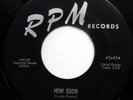 THE JACKS 45 How Soon / So Wrong NEAR MINT Doo Wop ORIGINAL bb3222