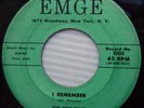 FIVE DISCS original 45 on EMGE I Remember The world is a beautiful place mg1122