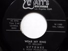 UPTONES 45 Wear My Ring / Taken For a Ride VG++ Doo Wop ORIGINAL Watt's bb3269