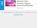 Creamfields 2016 3 Day Standard Camping Ticket
