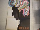 BOB DYLAN POSTER MILTON GLASER ART 1967 Rare Unmounted from Greatest Hits