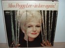 MISS PEGGY LEE     IN LOVE AGAIN     RARE 1963 CAPITOL JAZZ VOCALS VINYL LP NM+