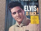 Elvis Presley Lp  Is Back Lp Original Rica Records With Rare Hype Sticker