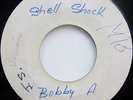 Bobby Aitken GIVE ME A CHANCE / Carib Beats SHELL SHOCK (instr.) BLANK RARE 45