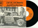 MARTY ROBBINS 'Devil Woman/April Fool's Day' 1962 DUTCH GIRL CAR CBS PS VINYL 7