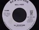 SMALL FACES: All Or Nothing / Understanding 45 (dj, faint tag stain ol) Rock &