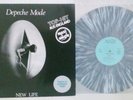 Depeche Mode – New Life      Grey / Black Marbled Vinyl  (Grauer Sticker )
