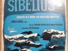 SIBELIUS CONCERT IN D FOR VIOLIN LP - CAMILLA WICKS - CAPITOL GREEN & GOLD P8175