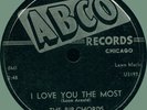 RIP-CHORDS I Love You the Most / Razzle Dazzle 78rpm Abco 1956 Chicago doo-wop