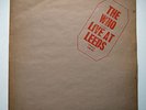 THE WHO - LIVE AT LEEDS LP RARE ORIGINAL RED SLEEVE 1ST UK PRESS & ALL INSERTS
