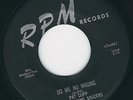 Rockabilly Pat Cupp RPM 461 Do me no wrong / Baby come back ?