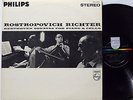 ROSTROPOVICH/RICHTER Beethoven Sonatas For Piano & Cello 2LP 1963 Philips DG EX+