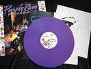 Prince Purple Rain PROMO Purple Vinyl 1984 w/ poster warner bros