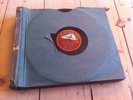 Vintage 11 No of 78 RPM Vinyl Record Book - His Masters Voice