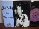 45 SINGLE UK HMV / ELVIS PRESLEY / BLUE MOON / LAMINATED COVER / NEAR MINT