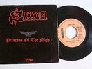 SAXON princess of the night live 45 ORIGINAL 1982 SPAIN ONLY COVER  iron maiden
