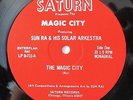 SUN RA-MAGIC CITY ON SATURN RARE AVANT GARDE JAZZ AFRO FUTURIST LP-VG+, MONO, JO