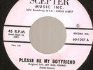 SHIRELLES: Please Be My Boyfriend/ I Saw A Tear girl group soul 45 on Scepter