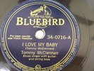 TOMMY McCLENNAN I Love My Baby& Shake It Up And Go  Bluebird 78 rpm 1944