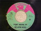 THE AFTER HOURS (RARE R&B)   I DON'T WANNA CRY   CONDOR PROMO 201