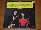MAISKY & ARGERICH - BACH Cello Sonaten Deutsche Grammophon DDG Digital orig NM