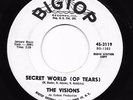 Northern Soul 45 THE VISIONS Secret World (Of Tears)/Swingin' Wedding HEAR