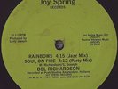 Del Richardson Soul On Fire RARE 80S BOOGIE MODERN SOUL LISTEN JOY SPING USA 12