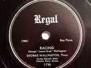 George Wallington: Racing/Knockout E/E- 78 rpm Regal Very Rare 1949